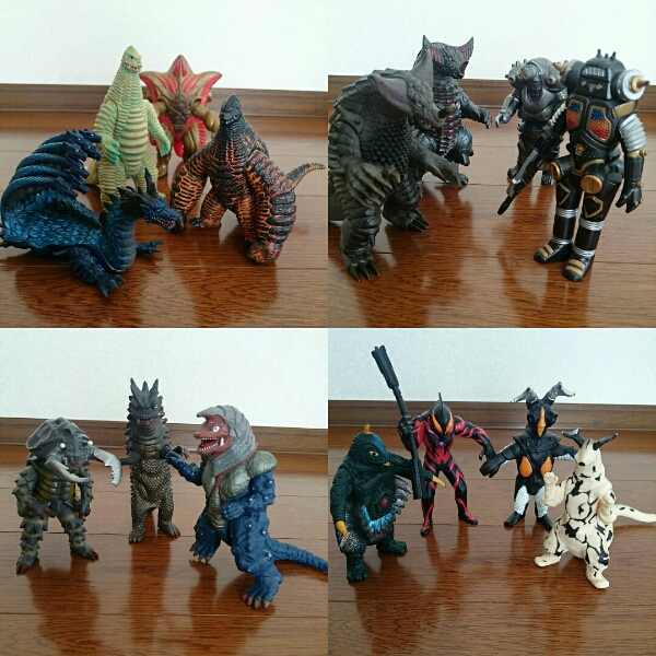 ウルトラマンセット怪獣セットソフビ人形計24体ウルトラマンゼロ