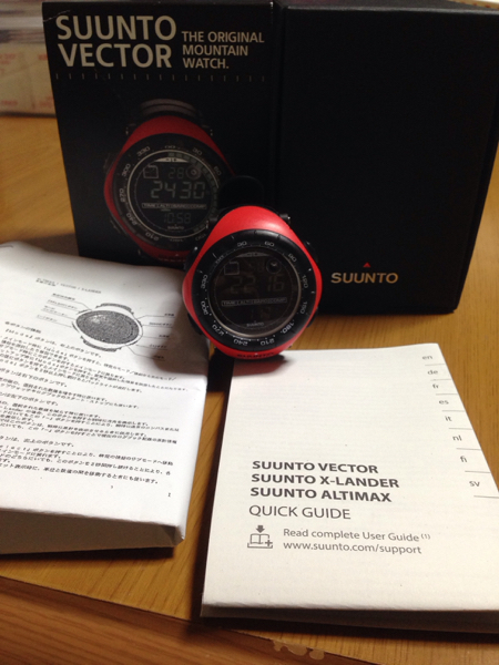 スント SUUNTO ベクター VECTOR ヴェクター・ルージュ（限定品） 初期 