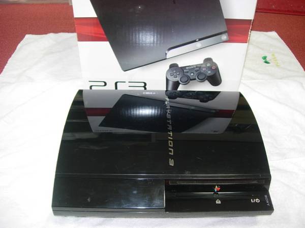 PS3 ブラック FW3.55 CECHB00 20GB 初期型 難あり SONY PlayStation3