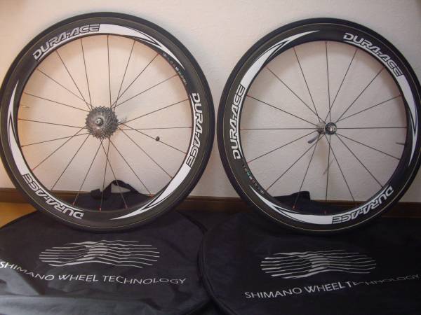 シマノデュラエースWH-7850-C50-TUスプロケ タイヤ バッグ付き！