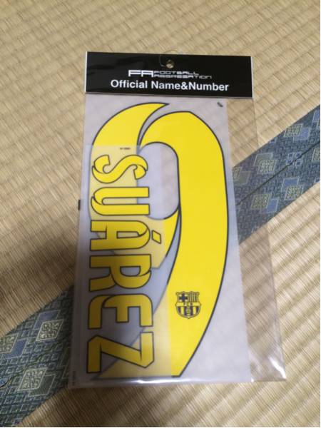 14/15 FCバルセロナ ホームユニフォーム用マーキング スアレス 9