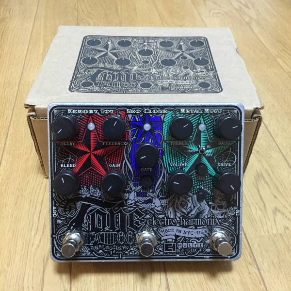 electro-harmonix tonetatoo エレハモ マルチエフェクター Tone Tattoo