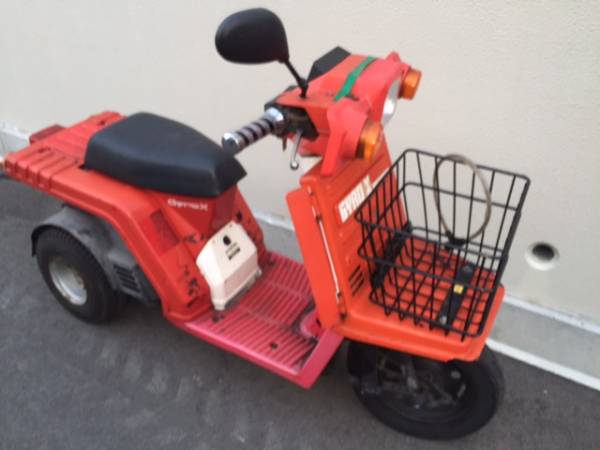 HONDA ジャイロXツーサイクル 3輪ミニカーキャノピー実働大阪