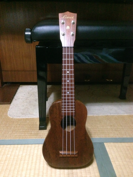 超美品lanai UK380 ハワイアンコア単板 ブックマッチ無し1枚板！