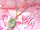 Angelic Pretty☆ロゴフレームネックレス 送料164円 misty sky