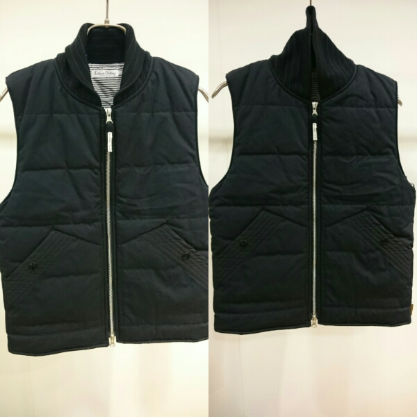 大得価，定番 Deluxe Clothing 中綿ベスト ブラック デラックス 