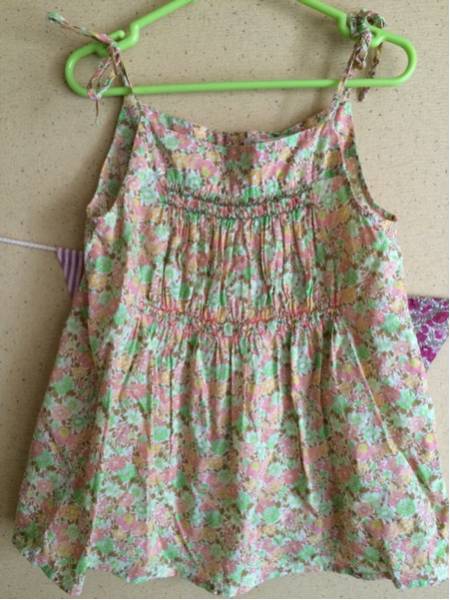 ★送料込み！美品！Bonpointリバティキャミソール8A★ボンポワン