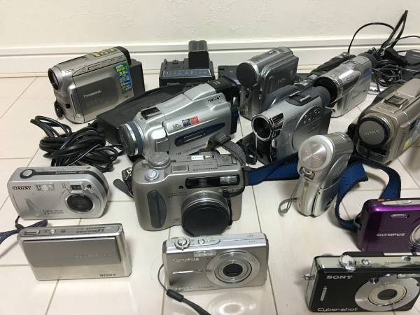 USED☆デジタルカメラ13個 ビデオ6個セット 作動未確認 激安出品 Yahoo