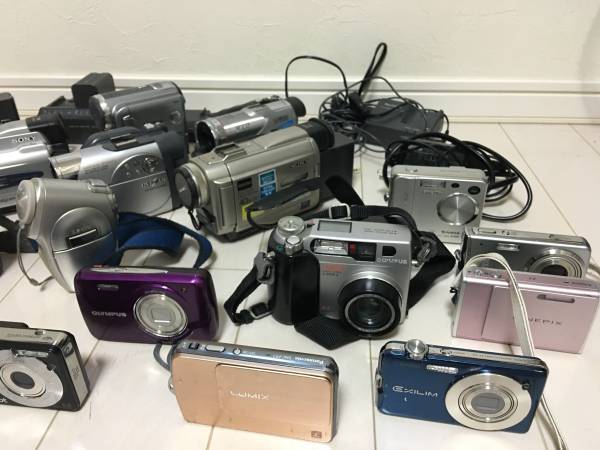USED☆デジタルカメラ13個 ビデオ6個セット 作動未確認 激安出品 Yahoo