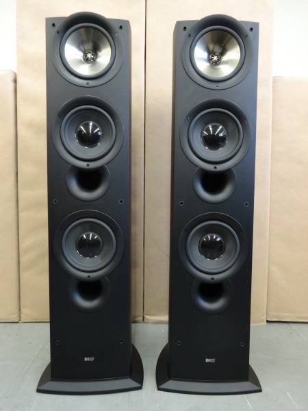 送料込 KEF スピーカー iQ90 ブラック KEF 【公式通販】