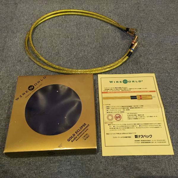 ☆ WireWorld GOLD ECLIPSE 5 1.0m RCAケーブル ☆ WIREWORLD Gold