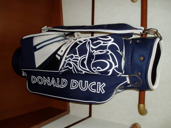 ドナルドダック キャディバッグ ネイビー 希少】DISNEY SPORTS