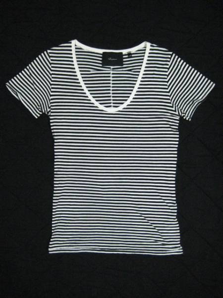 s'exprimer セクスプリメ Tシャツ カットソー Uネック ボーダー