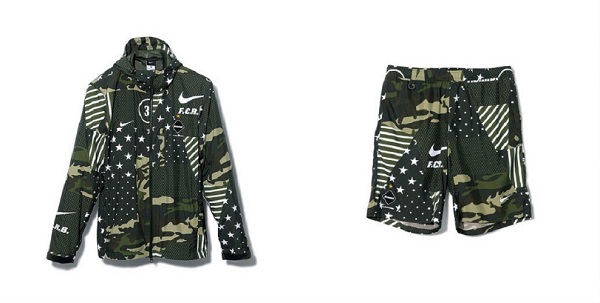 PRACTICE WOVEN FCRB NIKE JACKET 16ss 公式通販 カーキ L F.C.R.B