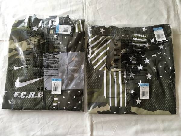 PRACTICE WOVEN FCRB NIKE JACKET 16ss 公式通販 カーキ L F.C.R.B