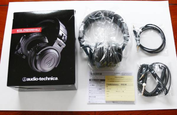 ☆美品☆audio-technica ヘッドフォン ATH-PRO500MK2