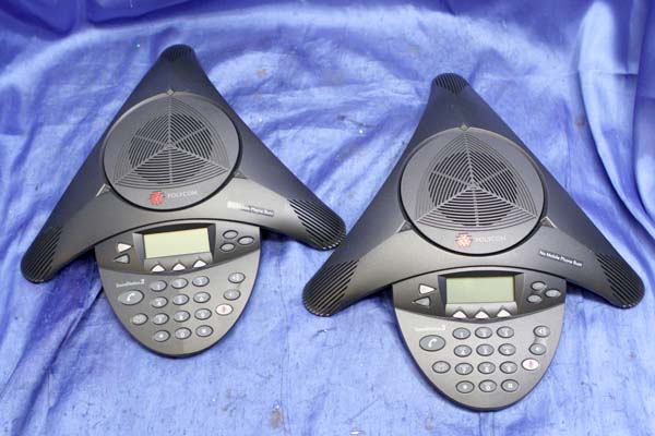 2台1セット/Polycom 音声会議システム ★SoundStation2★ 1729S