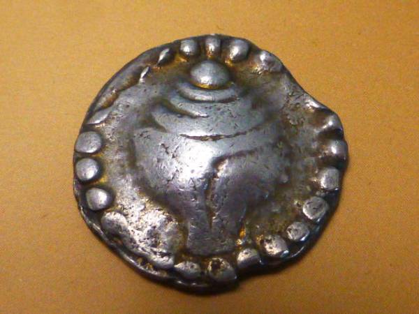 ビルマ　古代　銀貨　