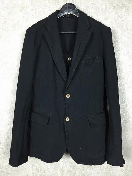 コムデギャルソンオムプリュス 10AW ベスト付き縮絨ジャケット