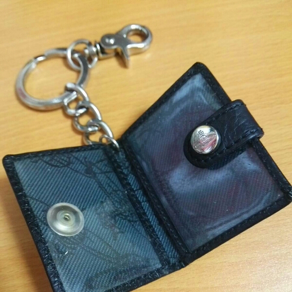 ヴィヴィアン リアルレザー キーリング キーホルダー 写真ケース_2