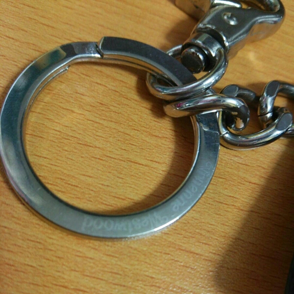 ヴィヴィアン リアルレザー キーリング キーホルダー 写真ケース_3