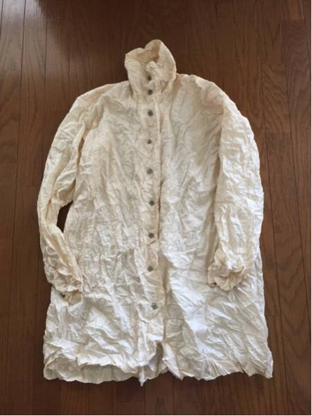 【美品】ISSEY MIYAKE プリーツ長袖オーバーブラウス