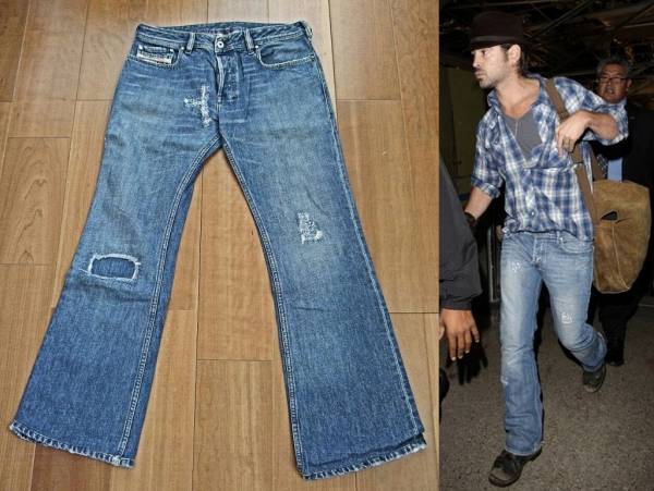 送料無料DIESEL★ColinFarrell着ZATHANジーンズディーゼルW30