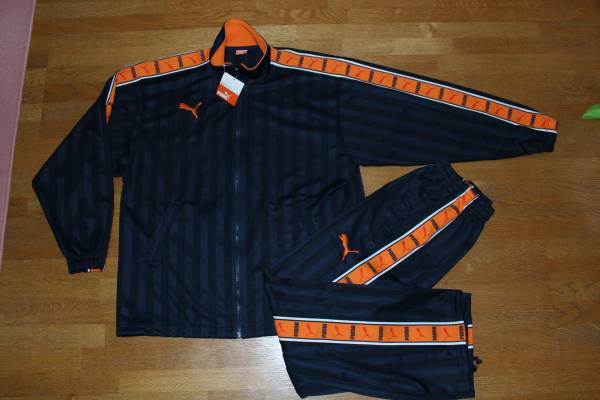 ☆未使用☆プーマトレーニングウェア　ネイビー×オレンジ　M