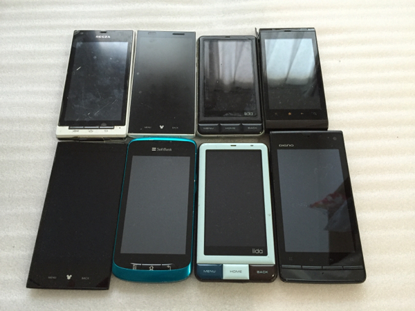 ★SoftBank ドコモ au スマホ 8台セット ジャンク扱い