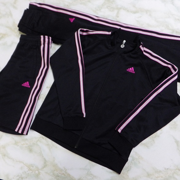 ★adidas アディダス ジャージ 上下三点 女の子 130★