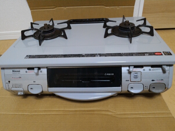 中古 パロマ IC-800B-1R ガスコンロ 都市ガス用 グリル N1855243