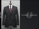 [CHARLES JOURDAN]セミスタイリシュ2釦スーツ黒縞CJ02A ★AB 5