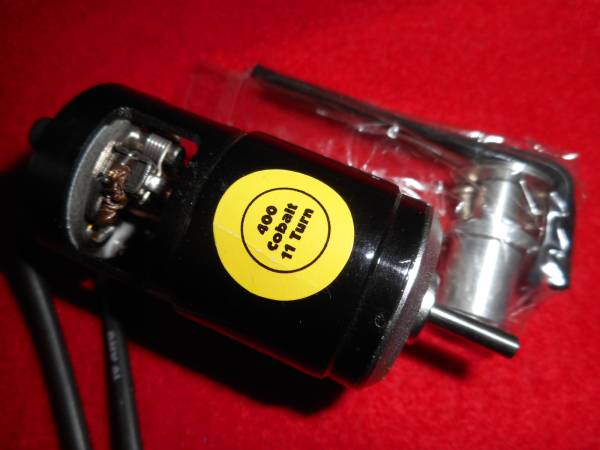 ４００コバルトブラシモーター２台セット１１＆１３ターン