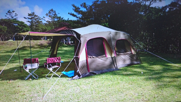 小川キャンパル パラディオ56DX テントフロアマット付 中古美品_2