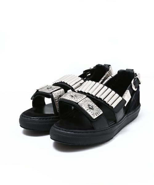 ★トーガ★TOGA ★Metal bangie sandal　Black/37