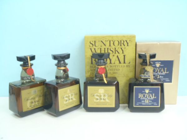 古酒未開栓☆SUNTORY ウイスキー ROYAL ローヤル 4本セット☆ 【公式