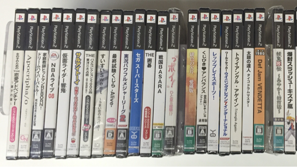 【新品】PS2 38本 PS 30本 新品 まとめ ゲーム