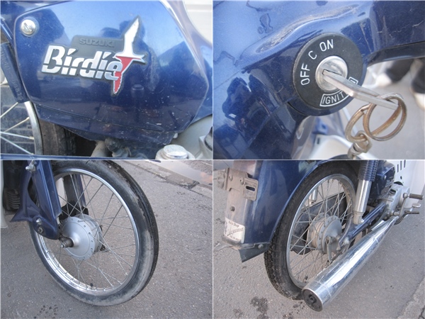『青森発』 スズキオートバイ Birdie☆A-BA14A エンジンNG売切り