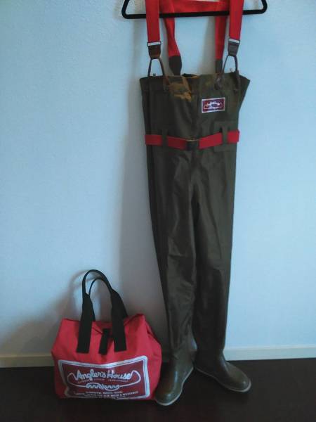 アングラーズハウス　チェストハイ　即決はバックのオマケ付き