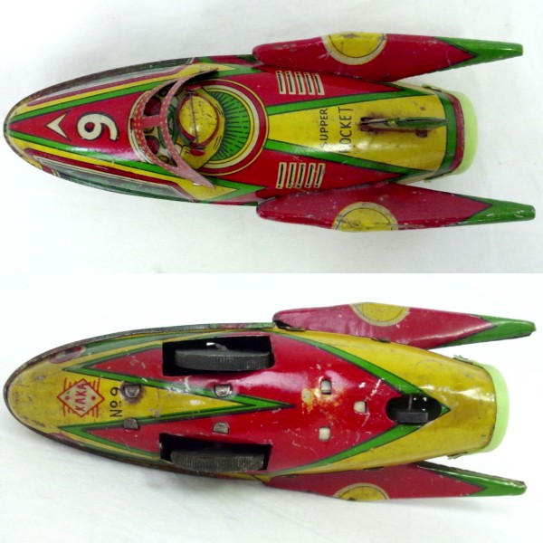 KAKA SUPER ROCKET NO9 ブリキ 当時物 Tin Toy 超希少 【公式通販】