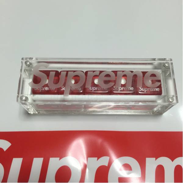 ☆ Supreme DICE サイコロ シュプリーム box logo 11AW red 赤 Supreme