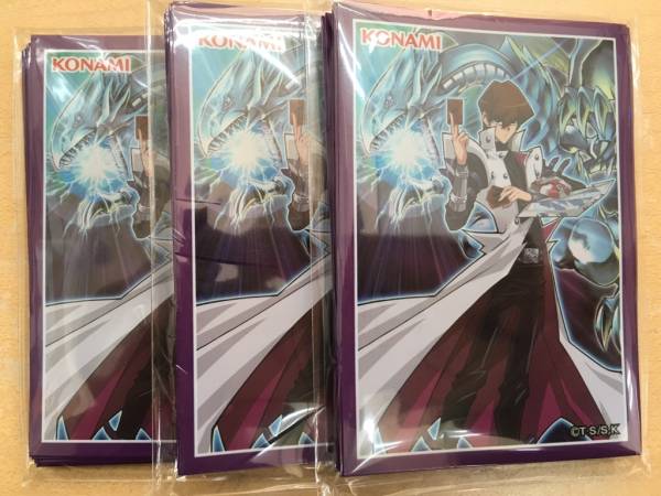 遊戯王/海馬＆青眼の白龍/スリーブ/未開封/60枚/送料無料