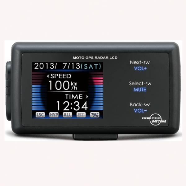 送料無料 DAYTONA MOTO GPS レーダー LCD デイトナ 77777 レーダー探知