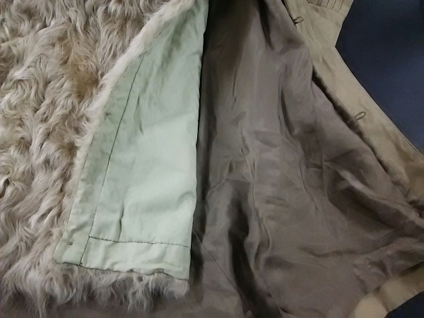 エンバ コート 13 レディース カーキ ライナーファー EMBA EMBA 大きめ