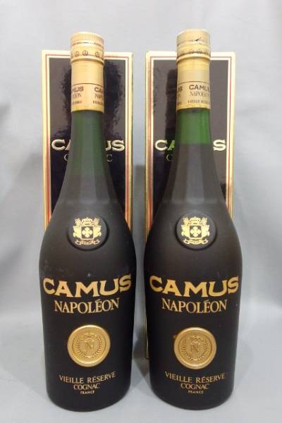 ○カミュ CAMUS ナポレオン コニャック 2本○ 未開栓 未開栓