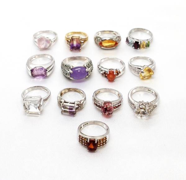 ★シルバー925 リング アクセサリー 13点セット 63.5ｇ③