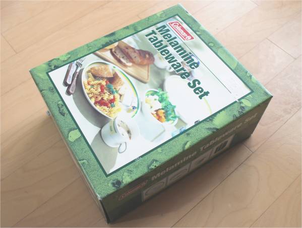 ■最低なし■コールマン メラミンテーブルウェアセット 廃盤色■