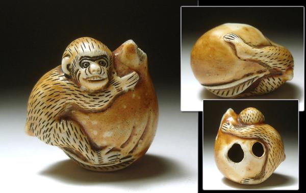 Yahoo!オークション 「根付 寿老人」の落札相場・落札価格 | 能面 印籠
