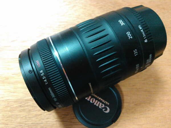 ♪望遠ズーム☆キャノンEF90-300mm F4.5-5.6 USM☆円形絞♪