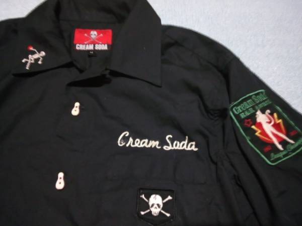CREAM SODA 45周年記念 ボウリングシャツ CREAM SODA ボウリングシャツ